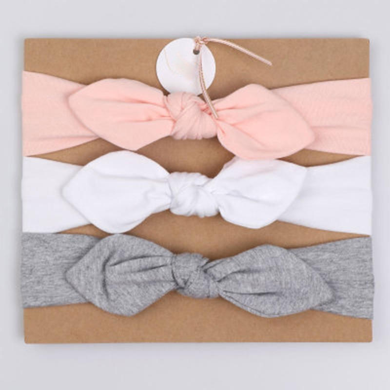 Baby Hair Bows Headband 3PC Set